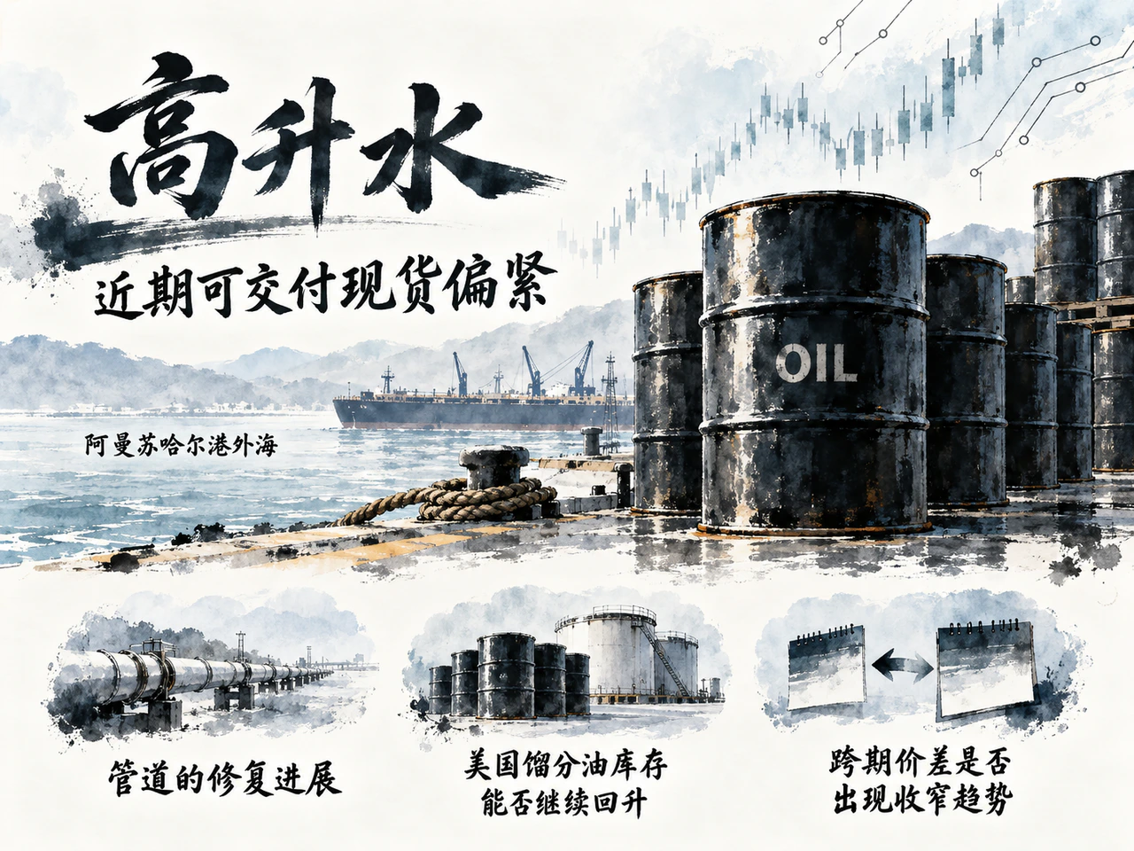 现货偏紧，供应恢复仍待转运、管道和库存改善