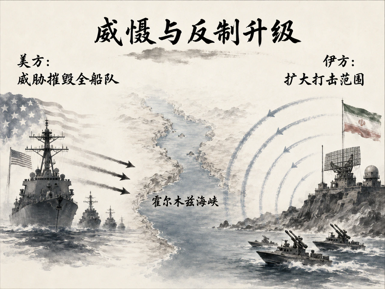 美伊威慑与反制范围扩大