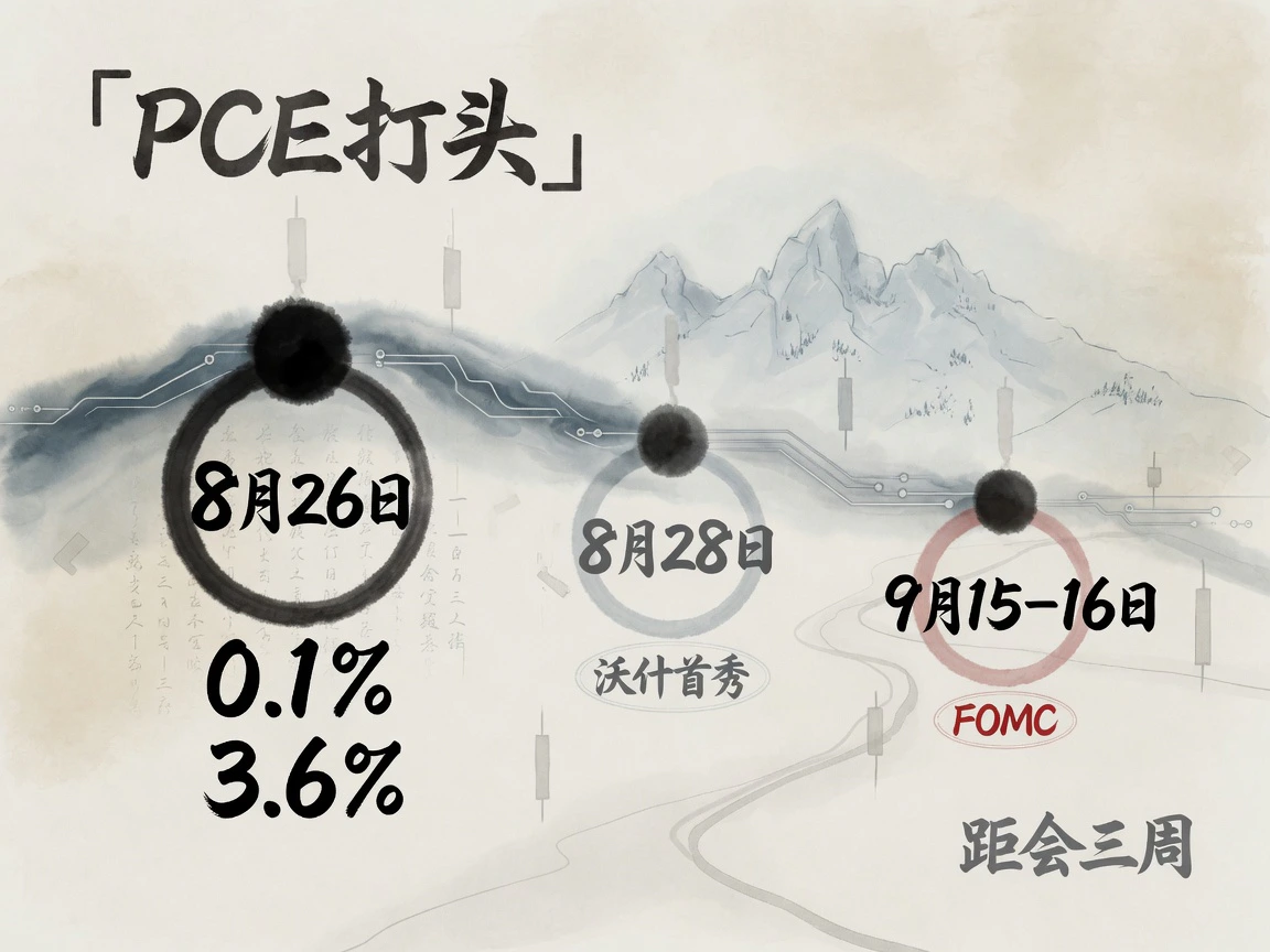 本周看点:8月26日7月PCE预期环比0.1%、同比3.6%;8月28日沃什杰克逊霍尔首秀;9月15–16日FOMC