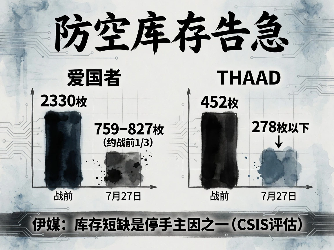 美军防空库存告急