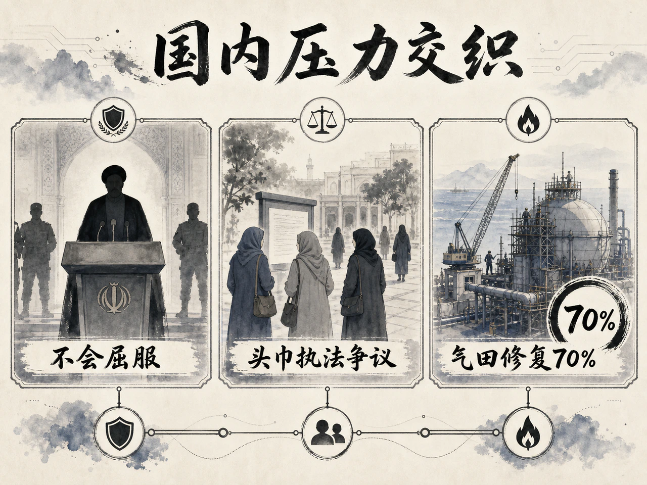 伊朗强硬叙事与国内社会能源压力交织