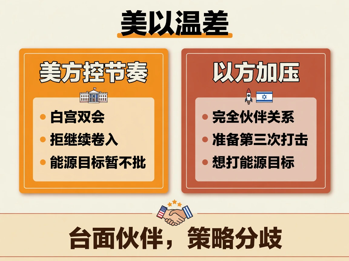外交：白宫双会与美以温差——美方控节奏、以方加压、能源目标暂不批