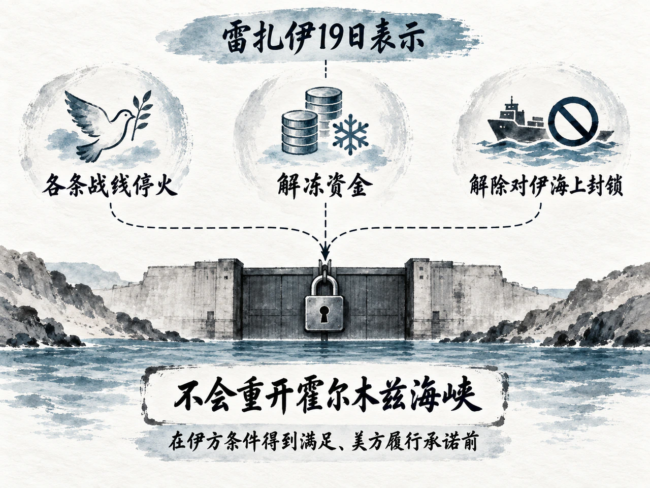 伊朗提出的复谈条件与海峡复航立场