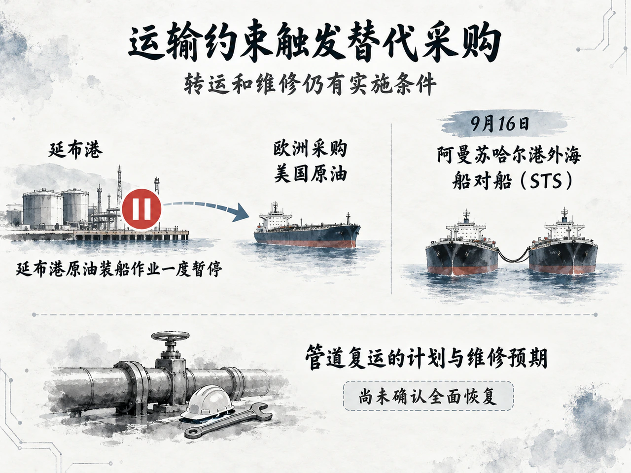 延布装船受阻与阿曼转运消息影响供应预期