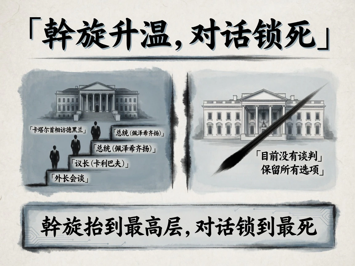 卡塔尔首相访德黑兰,外长、议长、总统逐级会见;白宫称目前没有谈判并保留所有选项