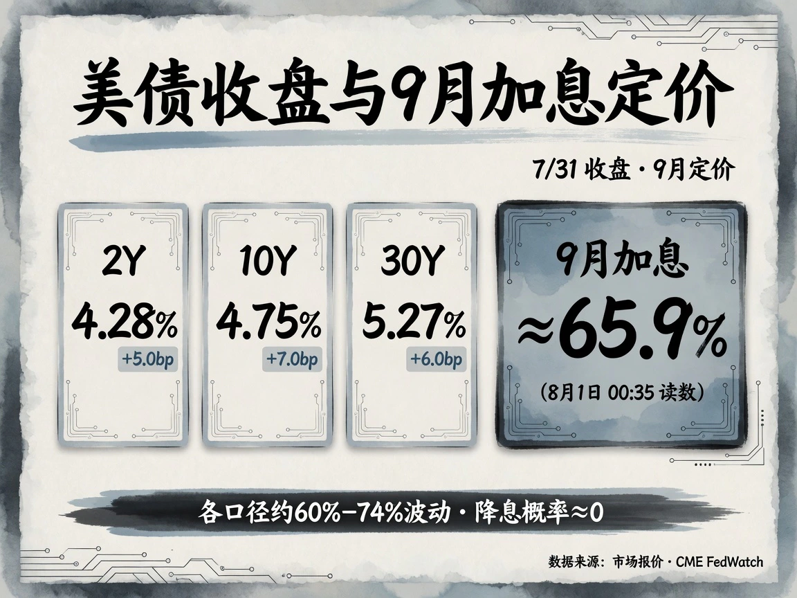 7月31日美债与9月加息定价