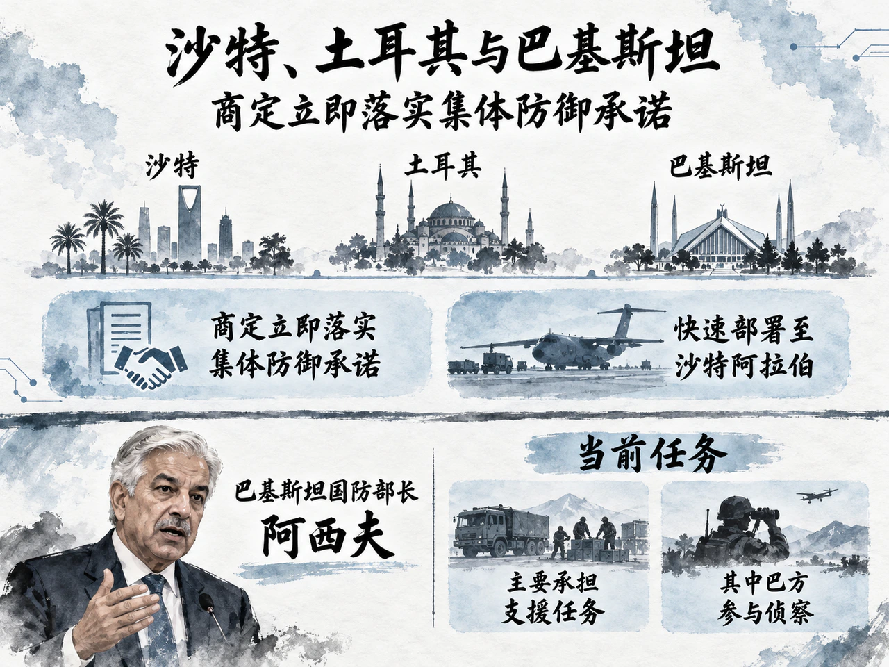 联合部署承诺与当前支援任务的区别