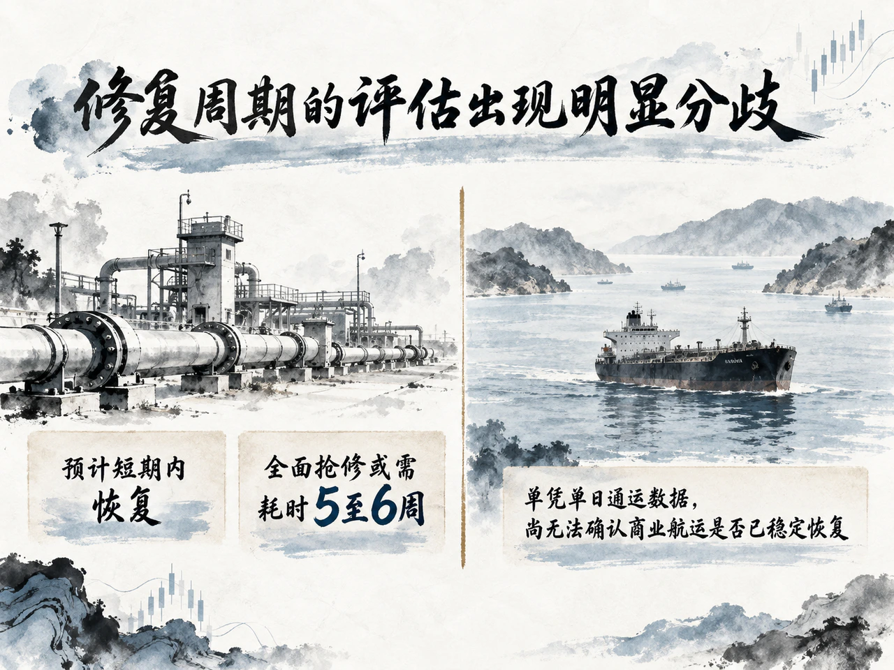 管线修复估计分歧,通航恢复尚不能确认