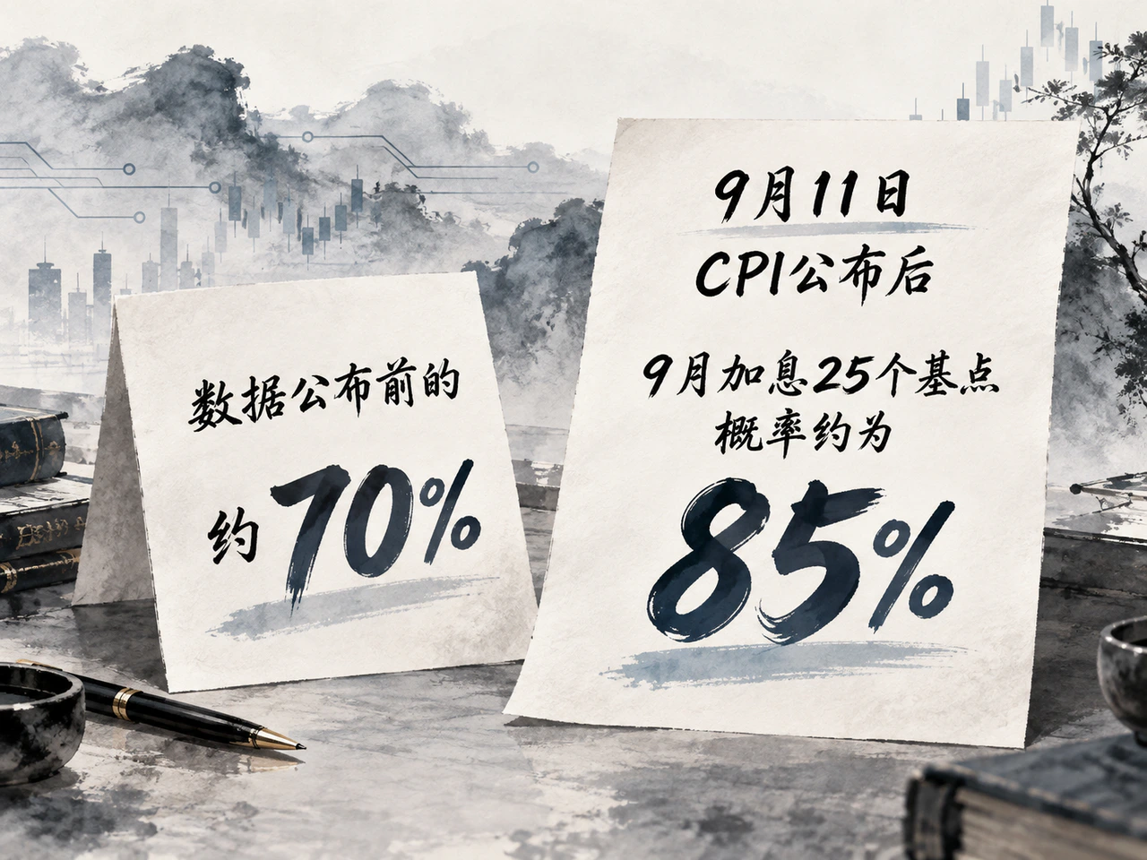 通胀数据公布后加息定价上升