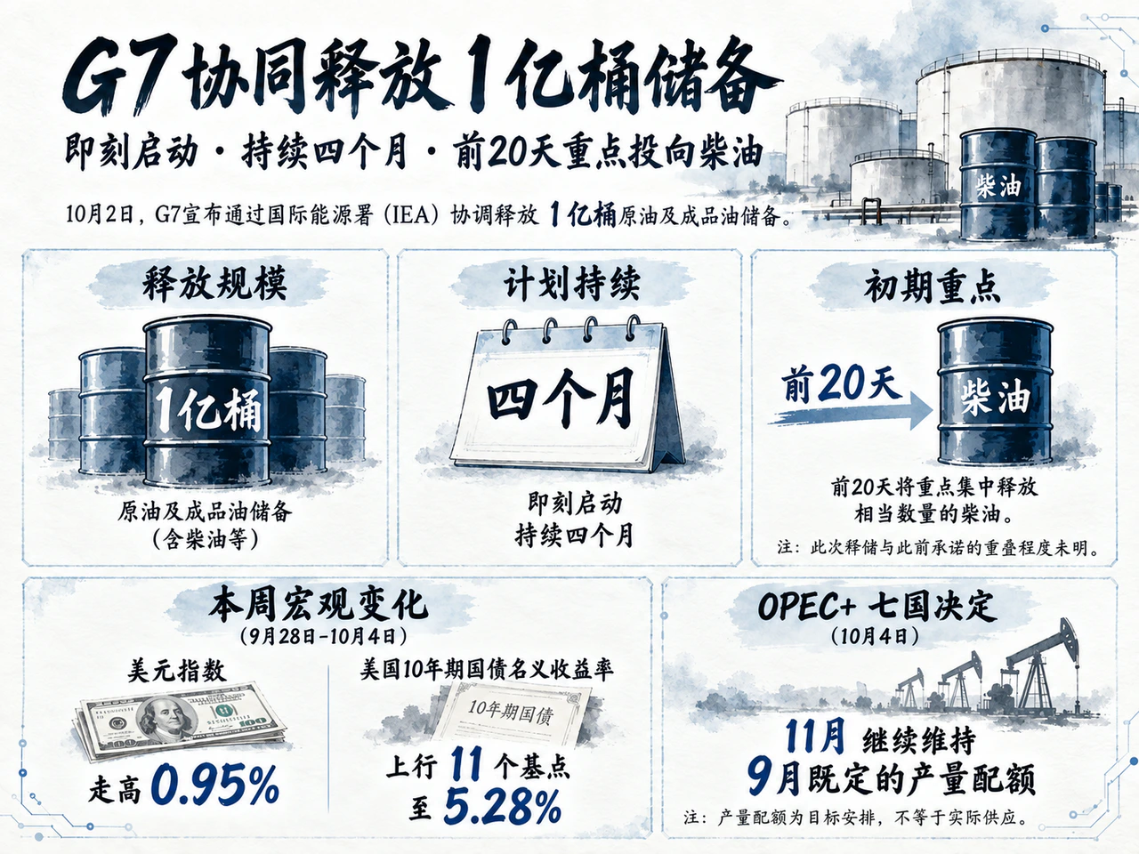 一亿桶释储计划及油市后续观察