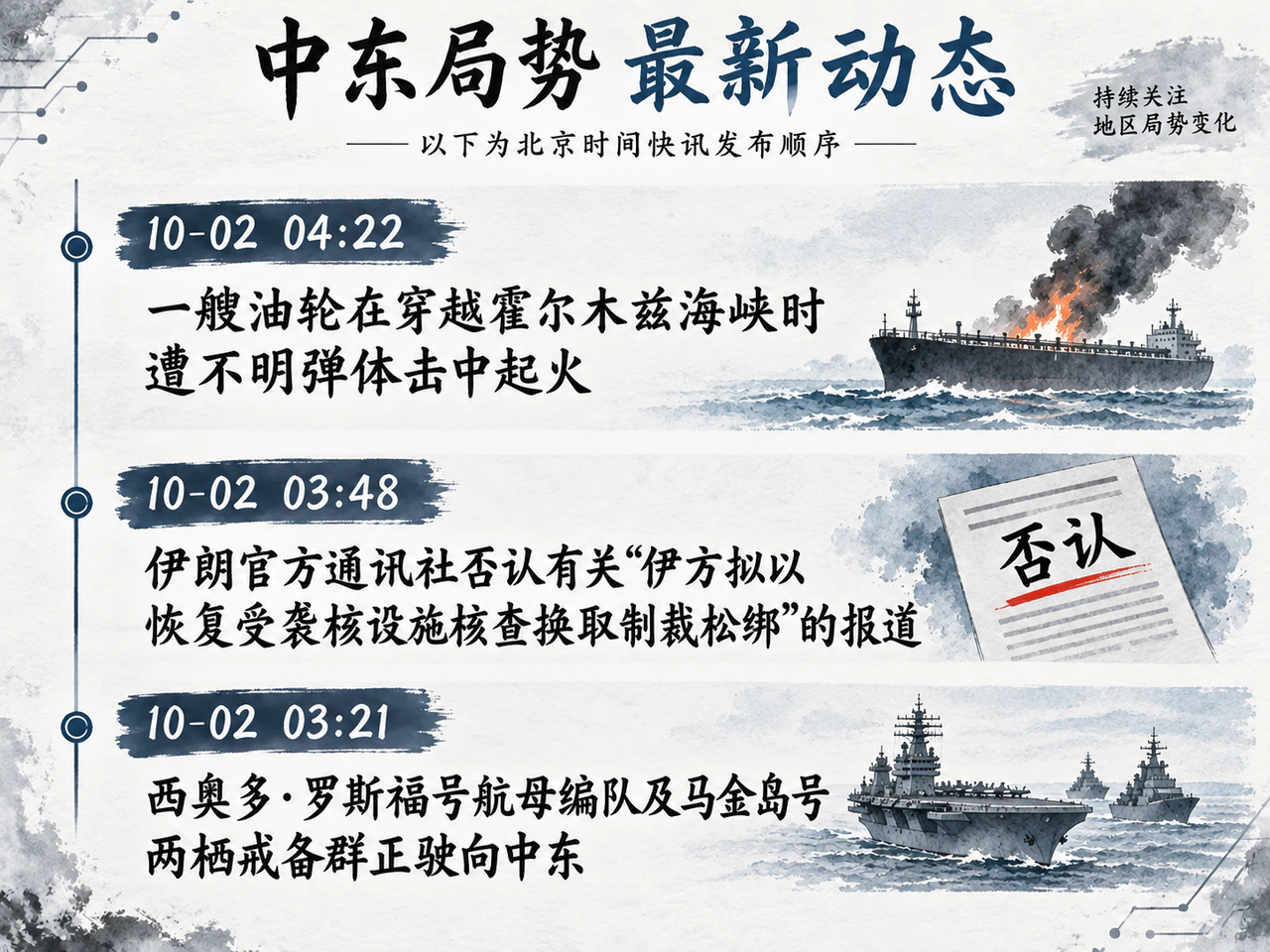 北京时间10月2日凌晨三项关键消息按发布时间排列。