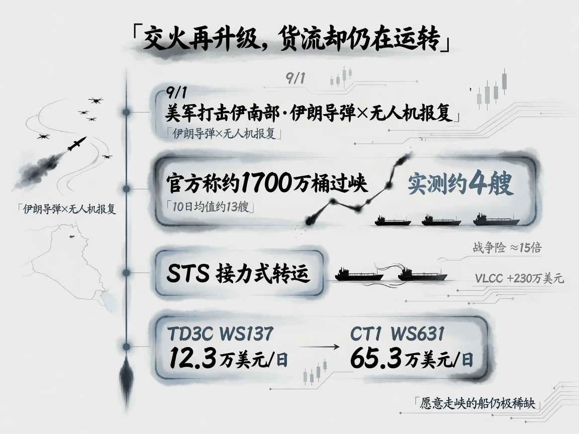交火再升级,货流却仍在运转:时间轴与运费分化