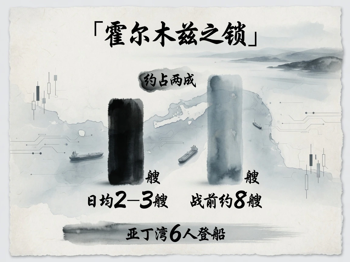霍尔木兹日均VLCC通行2—3艘、战前约8艘，约占全球石油消费两成；亚丁湾6人登船劫船