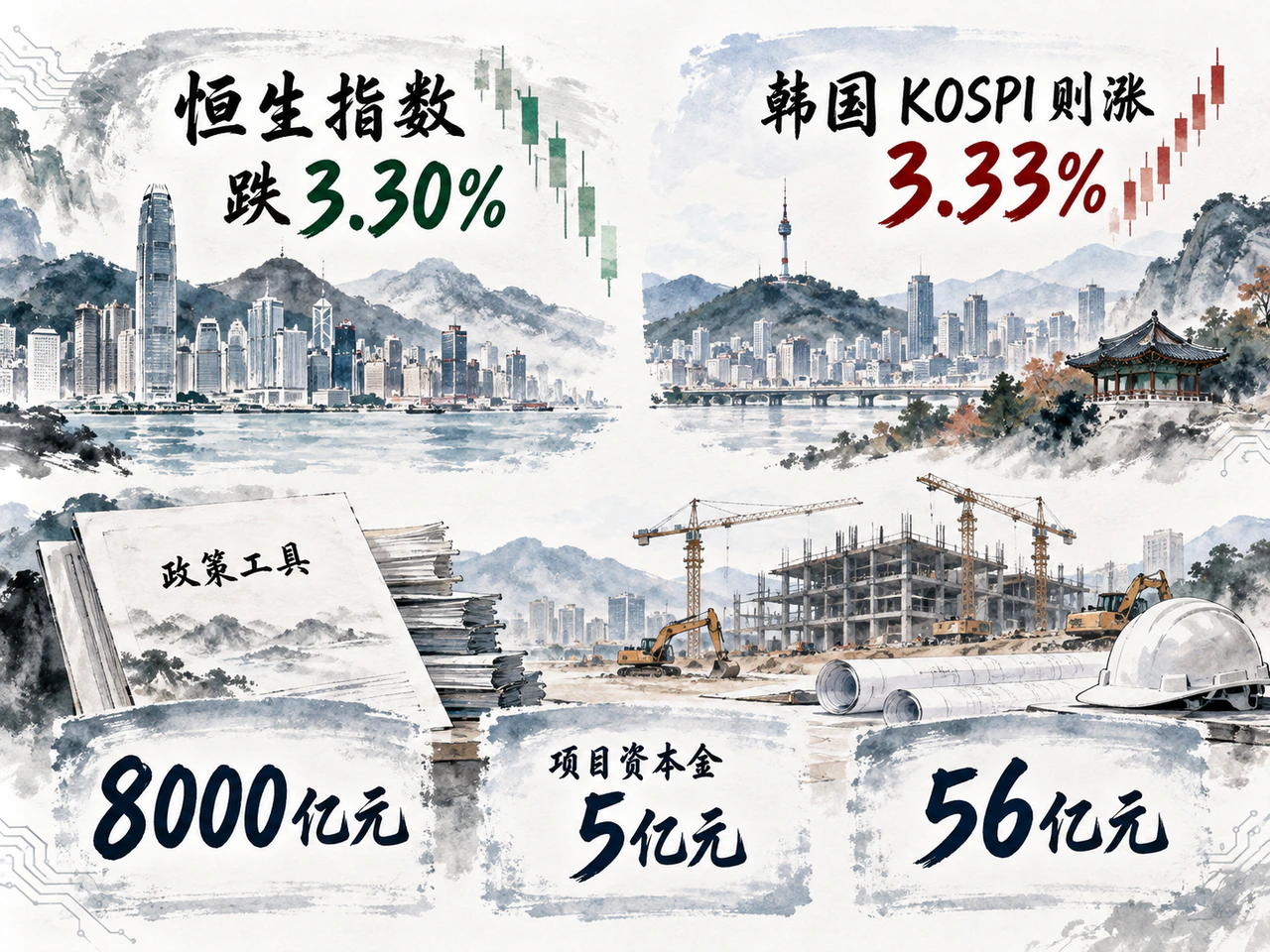 亚洲市场分化与政策资本金投放