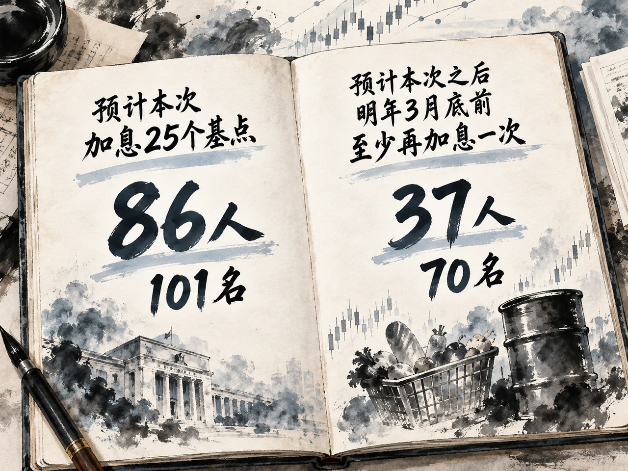路透调查显示,本周加息预期较集中,后续路径分歧仍大
