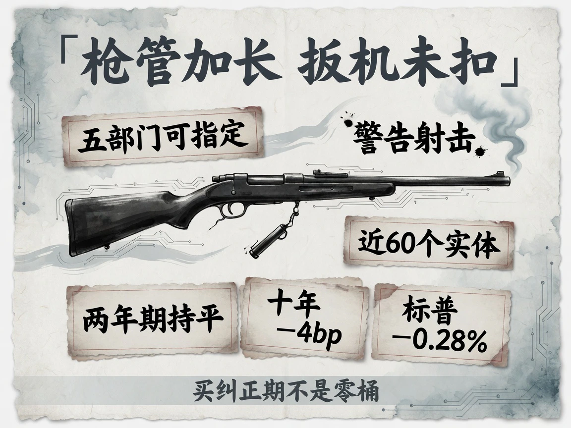 枪管加长扳机未扣,市场买纠正期不是零桶