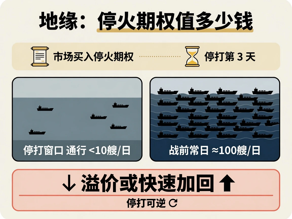 停打第三天,霍尔木兹船流远未恢复