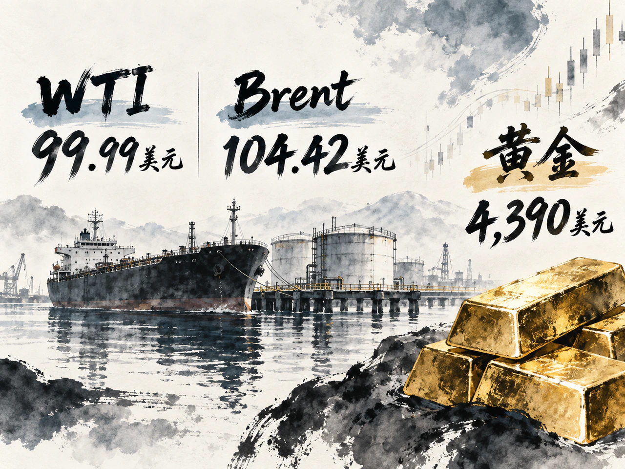油价回落、金价反弹,能源供应缺口尚未消失