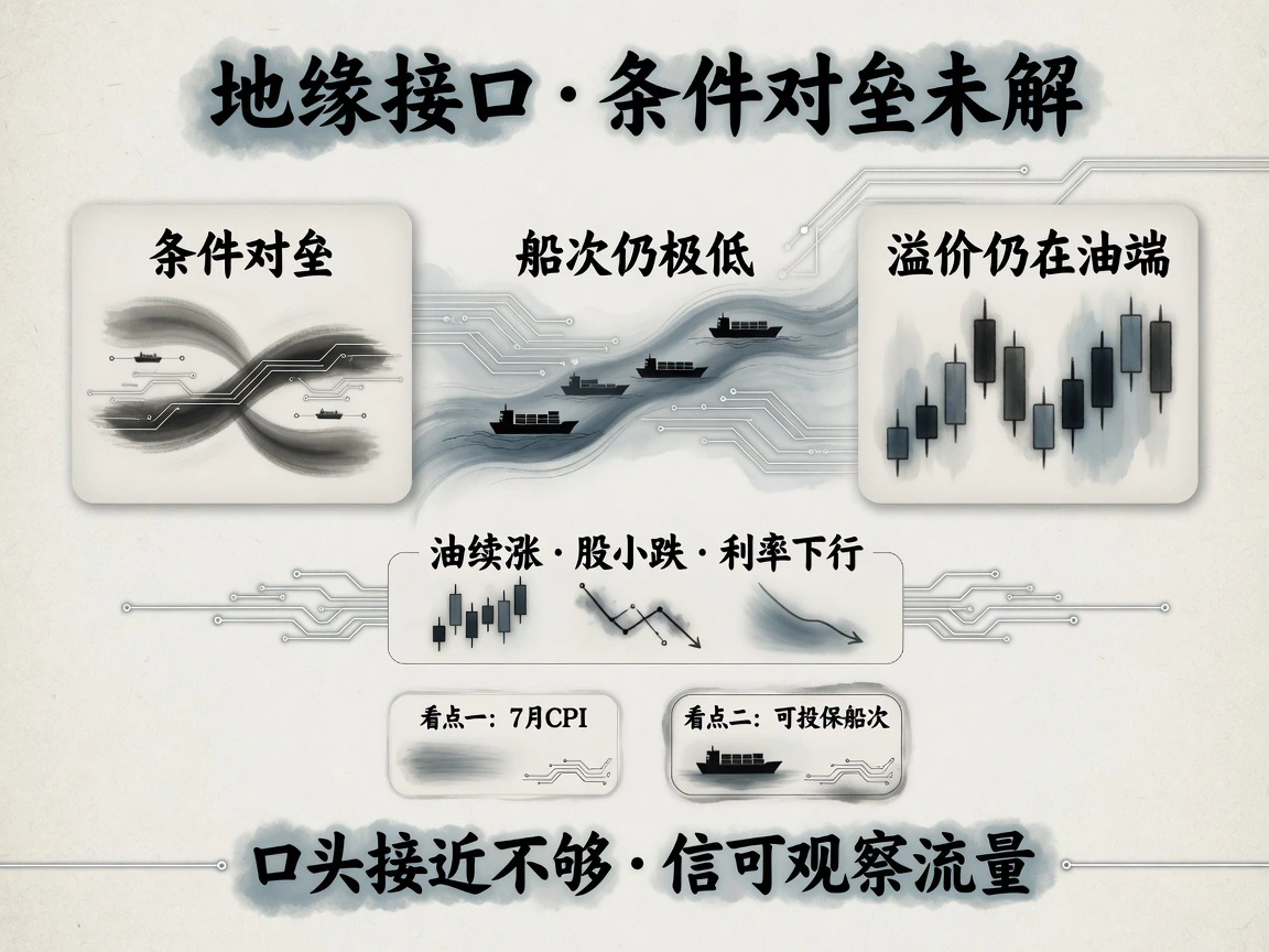 地缘接口:条件对垒未解,溢价仍在油端