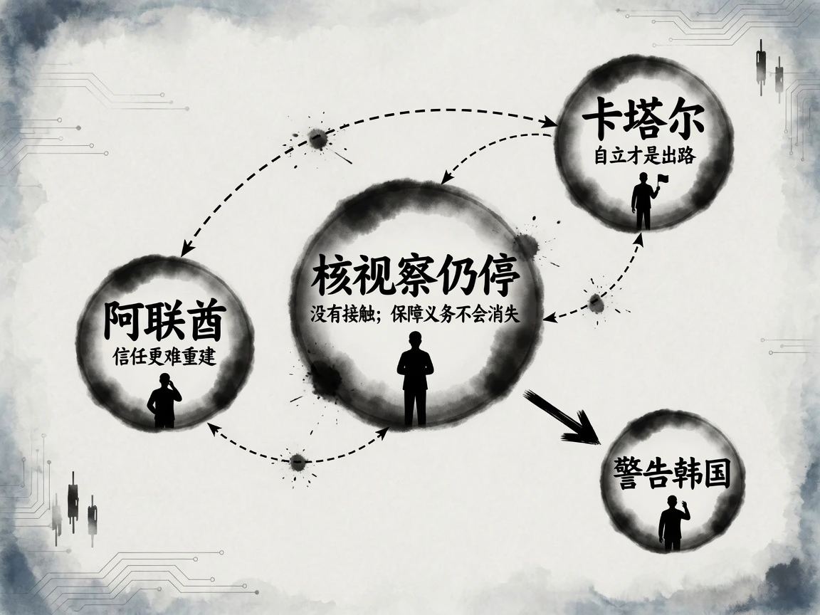 核事务与地区安全：国际原子能机构称尚无接触，海湾国家强调安全自主，伊朗警告韩国参与美方行动