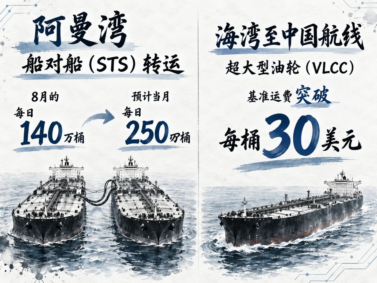 阿曼湾转运预计扩大,但海湾至中国运费仍高