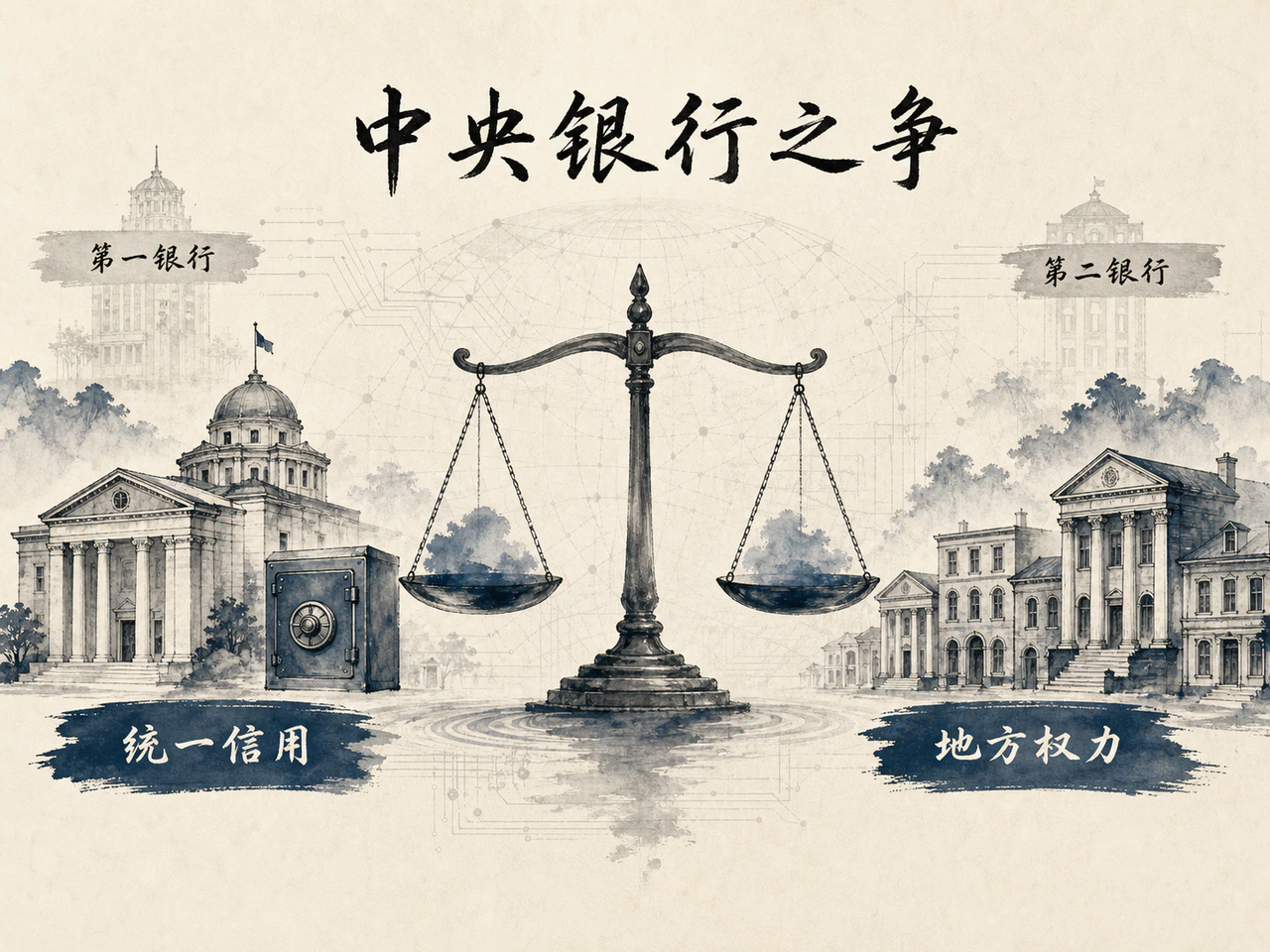 美国中央金融权力历史争论图