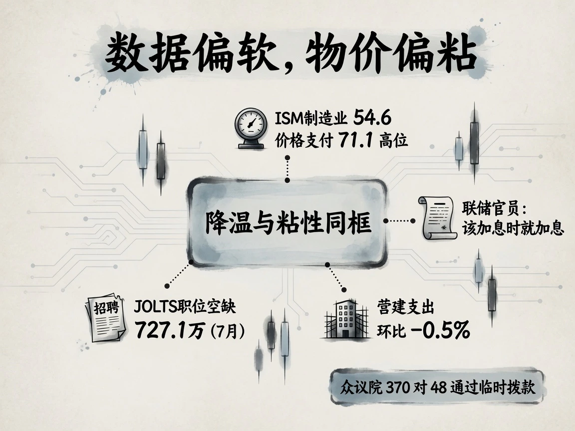 宏观与政策:数据偏软,物价偏粘