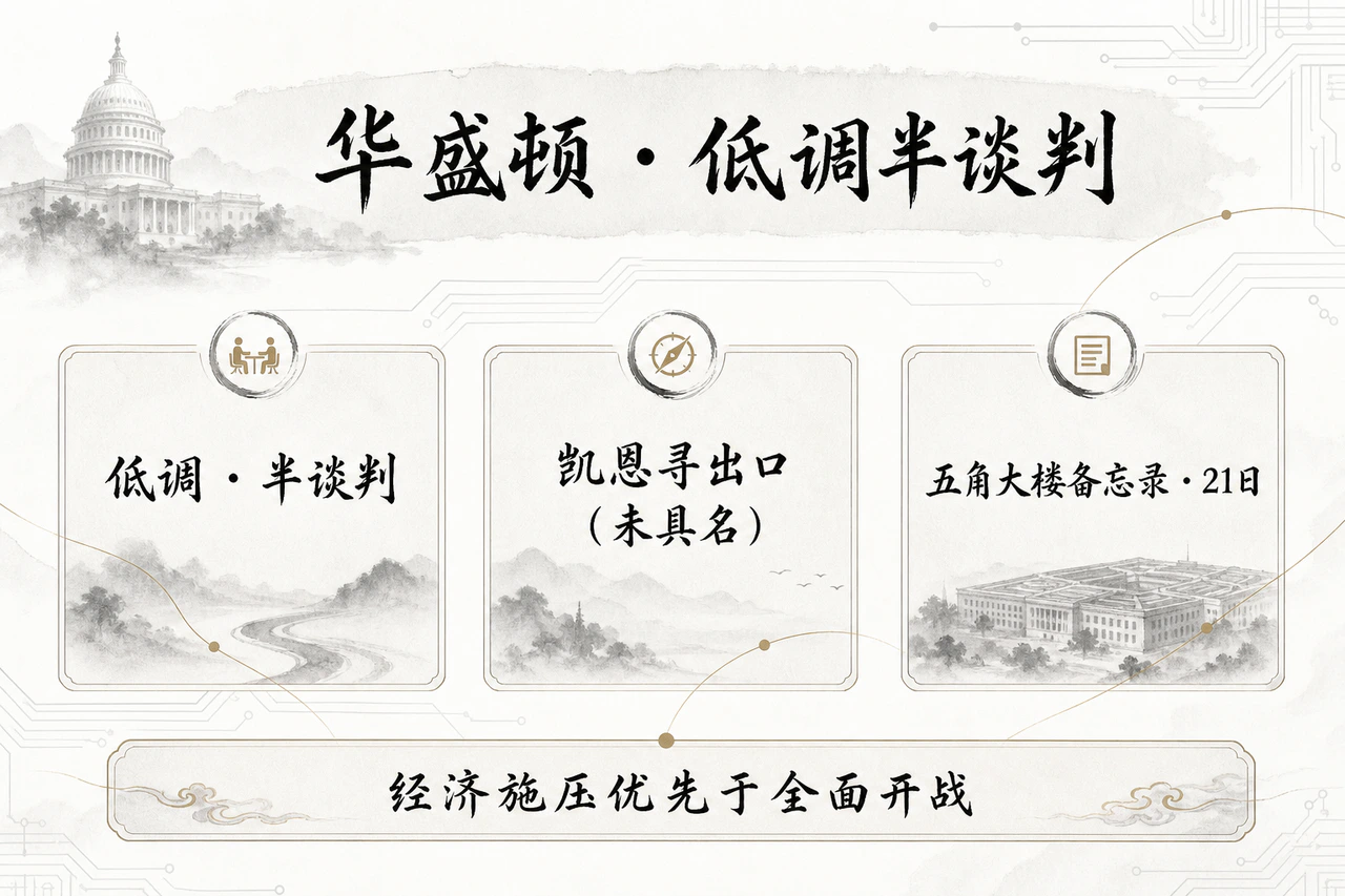 华盛顿:低调与半谈判;凯恩寻出口(未具名);Feinberg备忘录21日催产