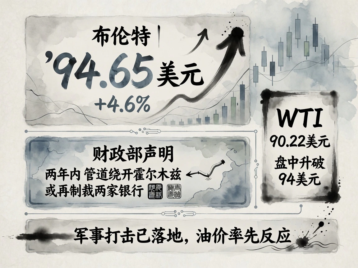 油价破94美元数据图