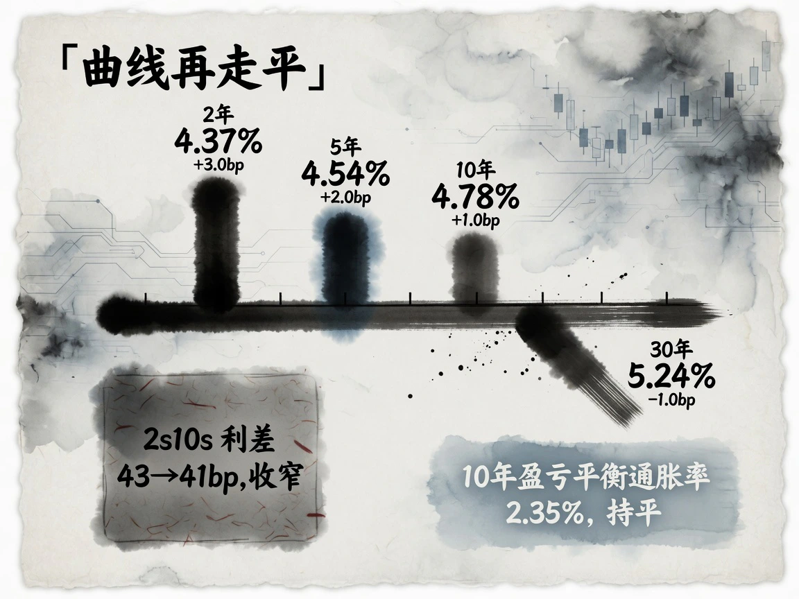 9月4日美债收益率与前一交易日同口径收盘变动