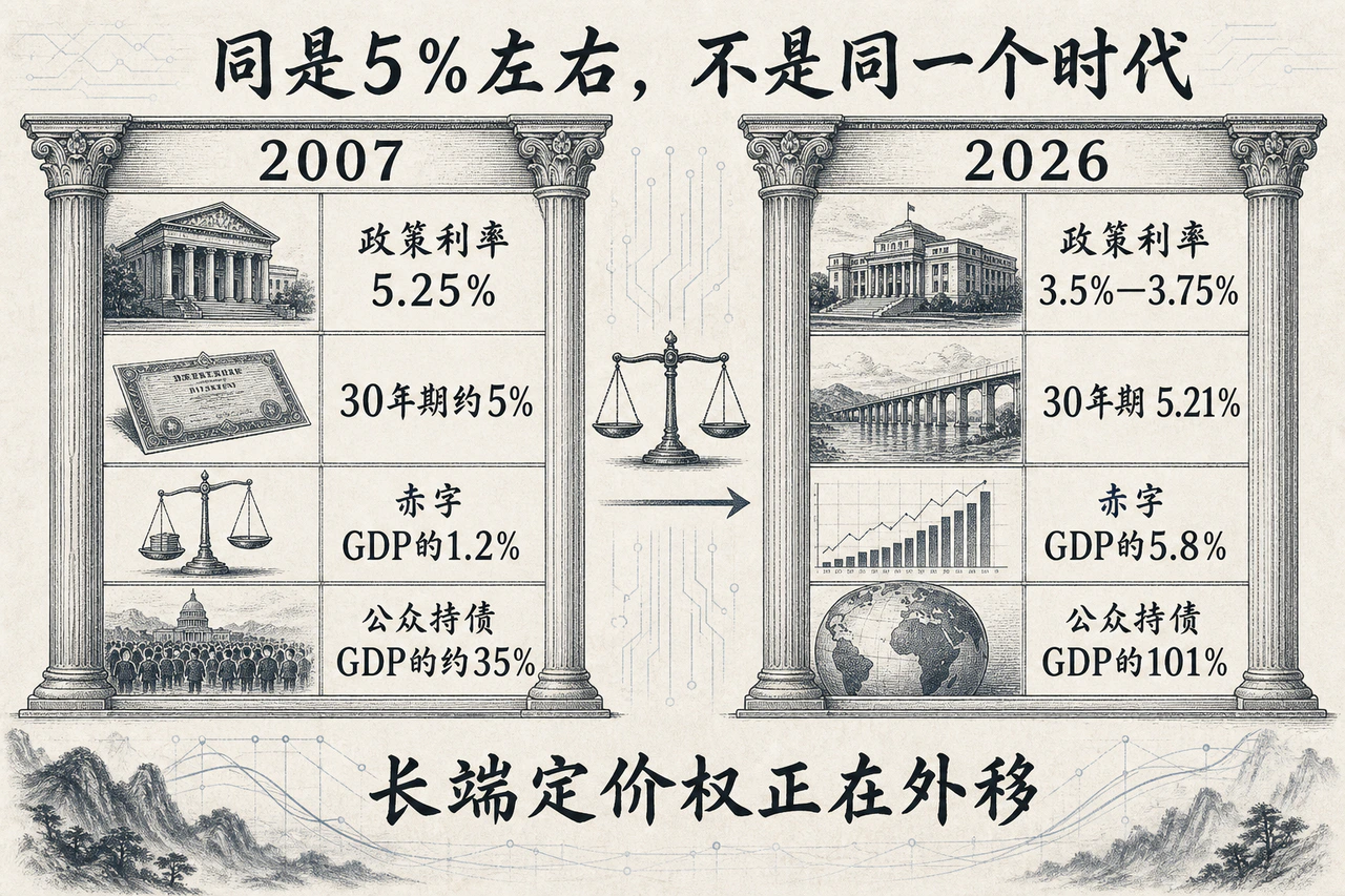 长期实际利率抬升的机制