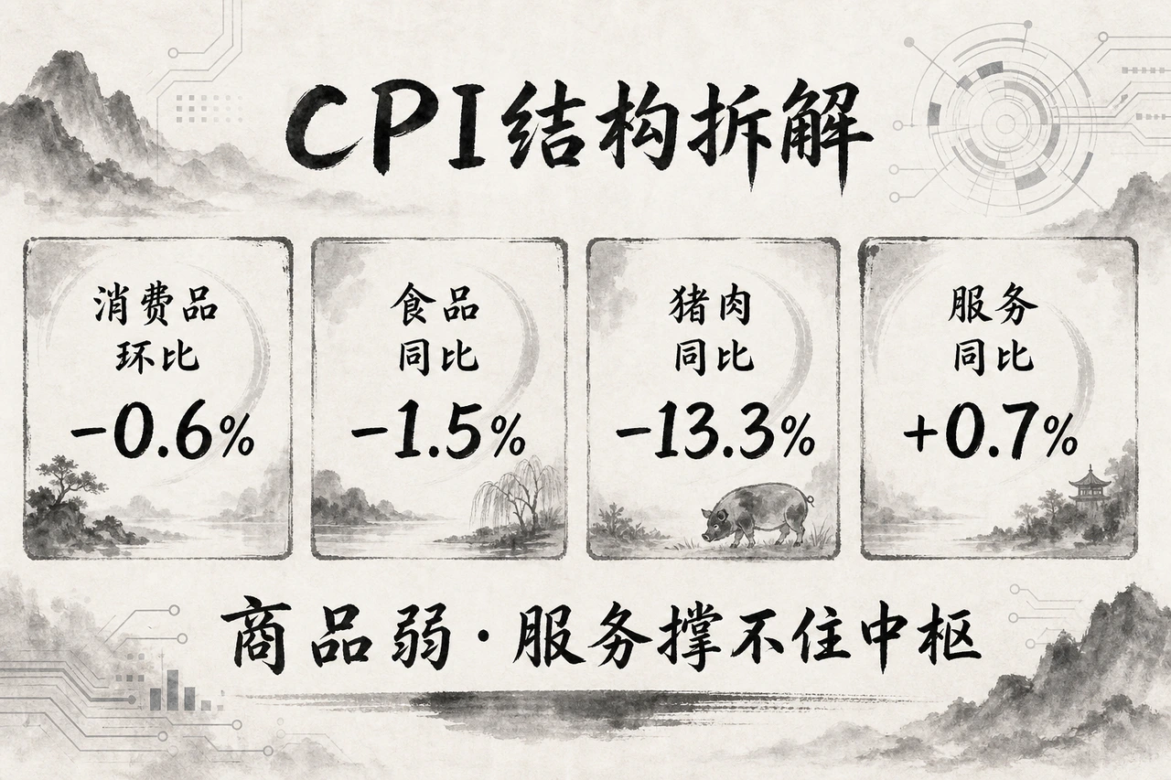 CPI走弱结构拆解