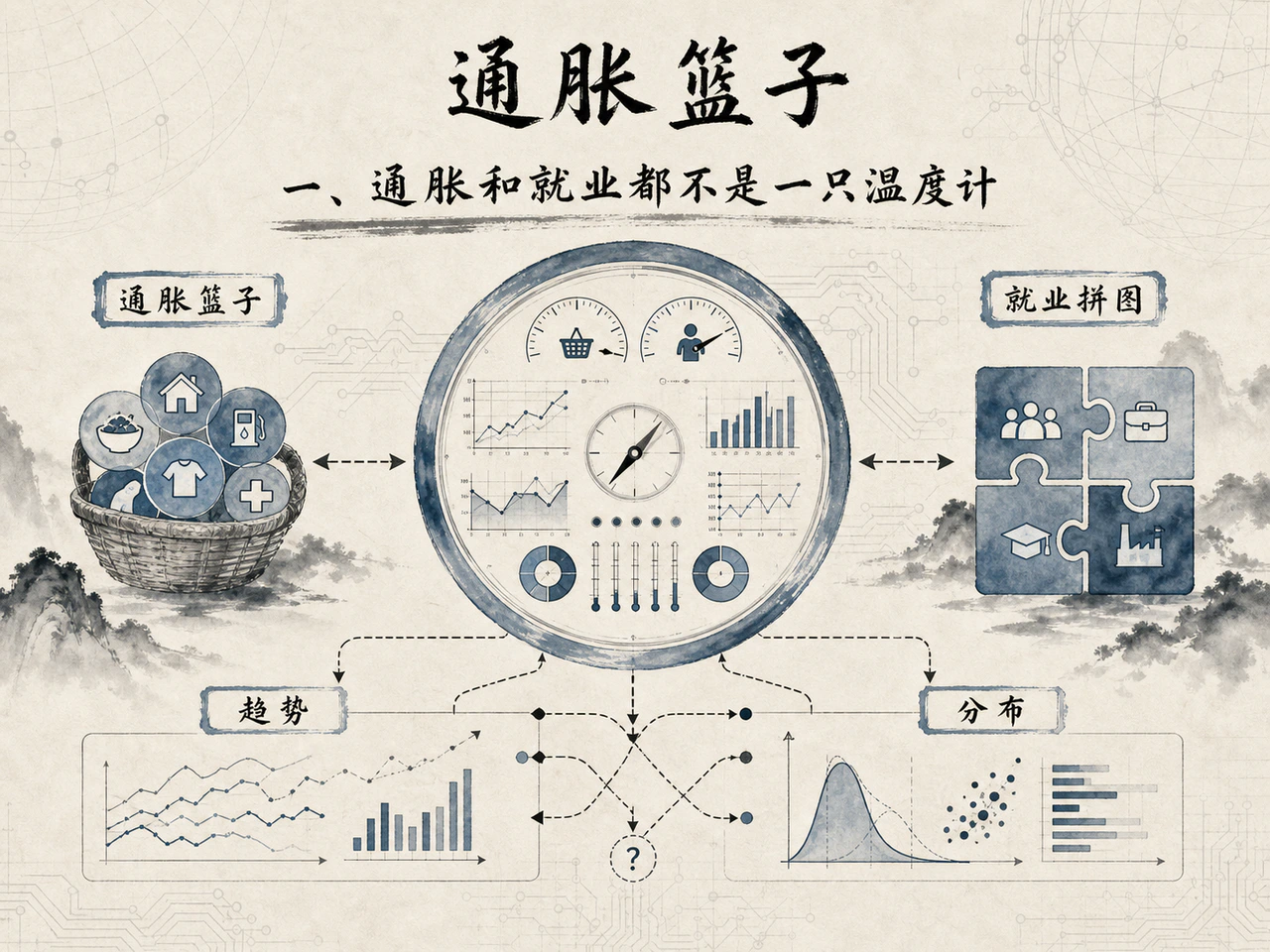 通胀与就业多指标仪表盘
