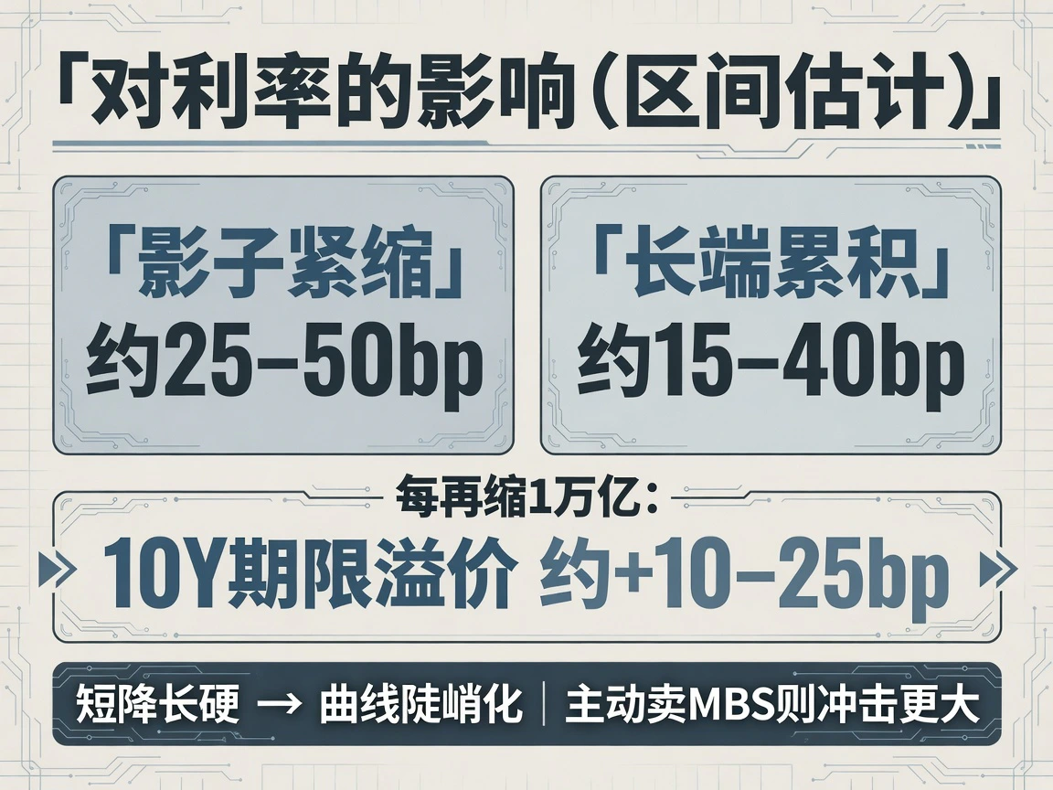 利率影响：期限溢价与影子紧缩的数量级