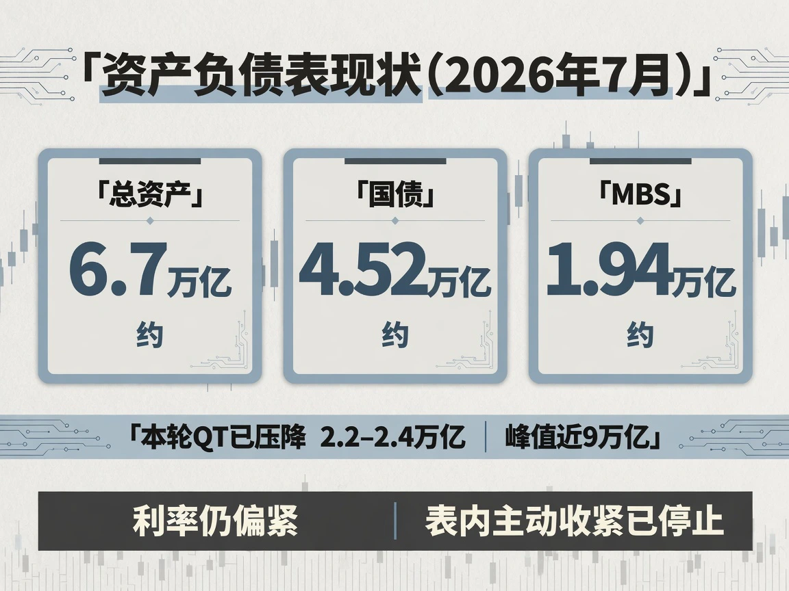 资产负债表现状：总资产、国债与MBS构成