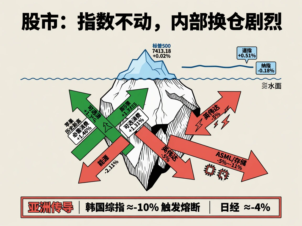 指数水面平静,水下板块剧烈换仓