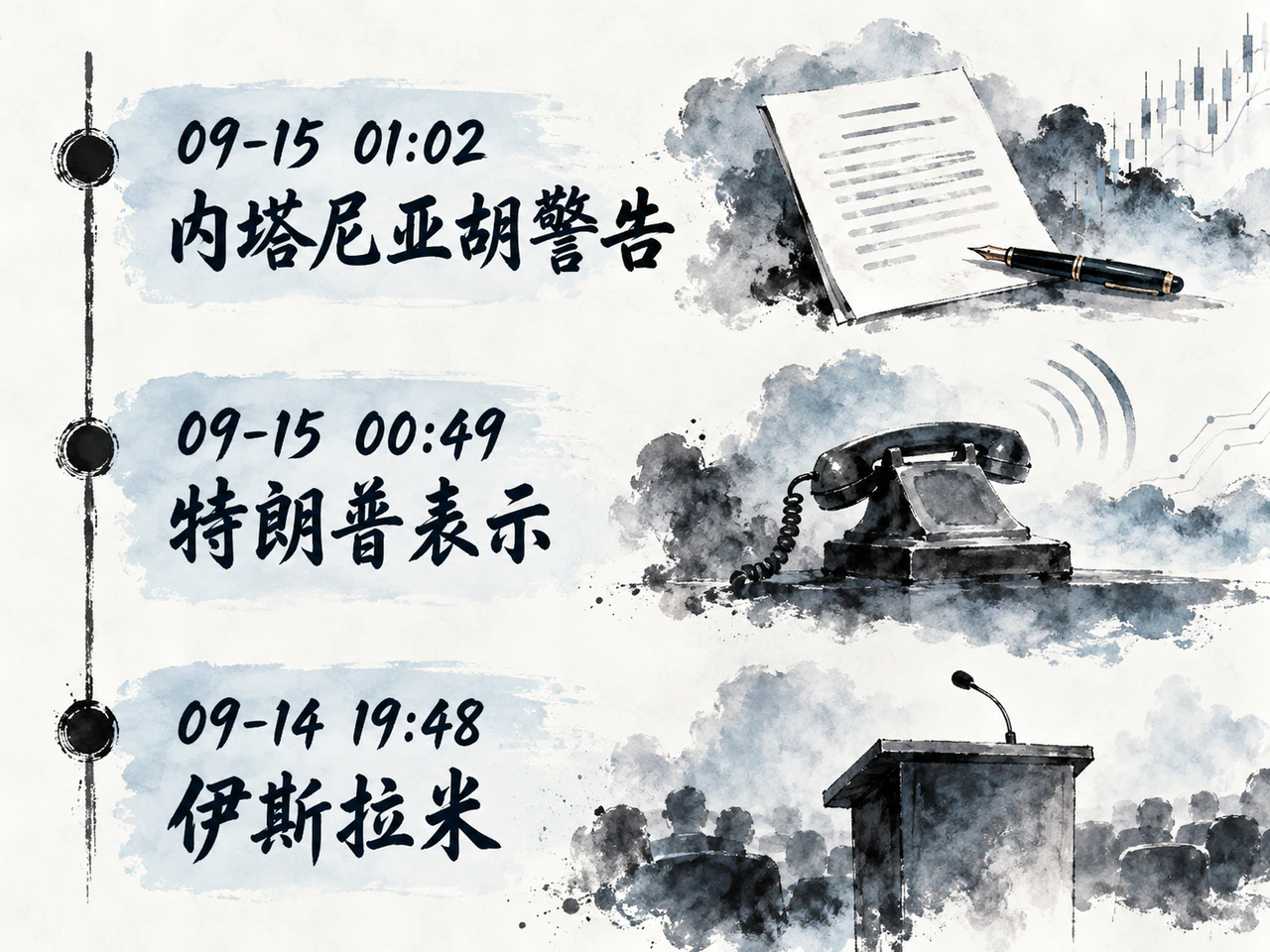 核会议争议、接触表态与报复警告的消息时间