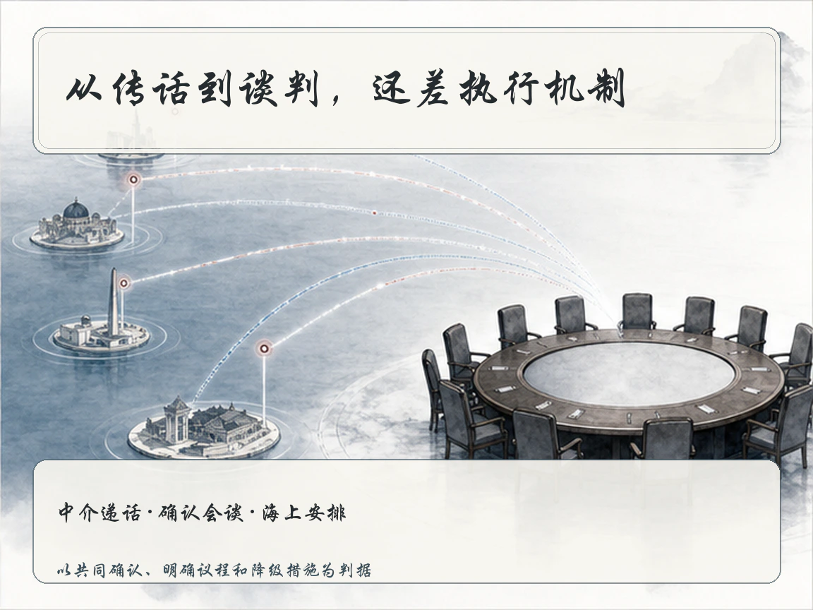 多层外交传话通向正式谈判门槛的分析图