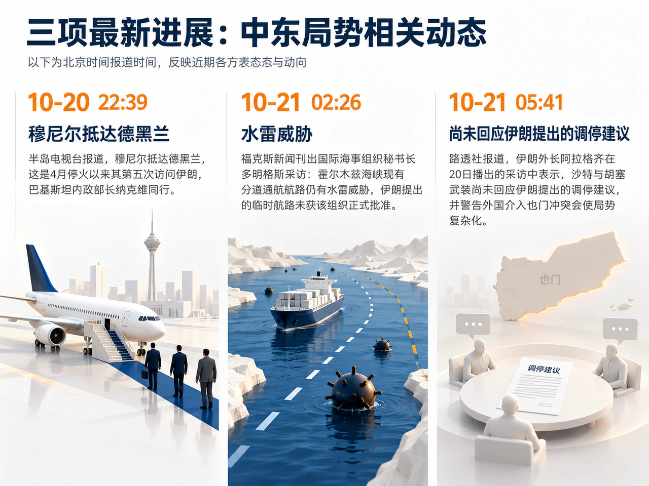 Three dated developments in mediation and navigation safety
