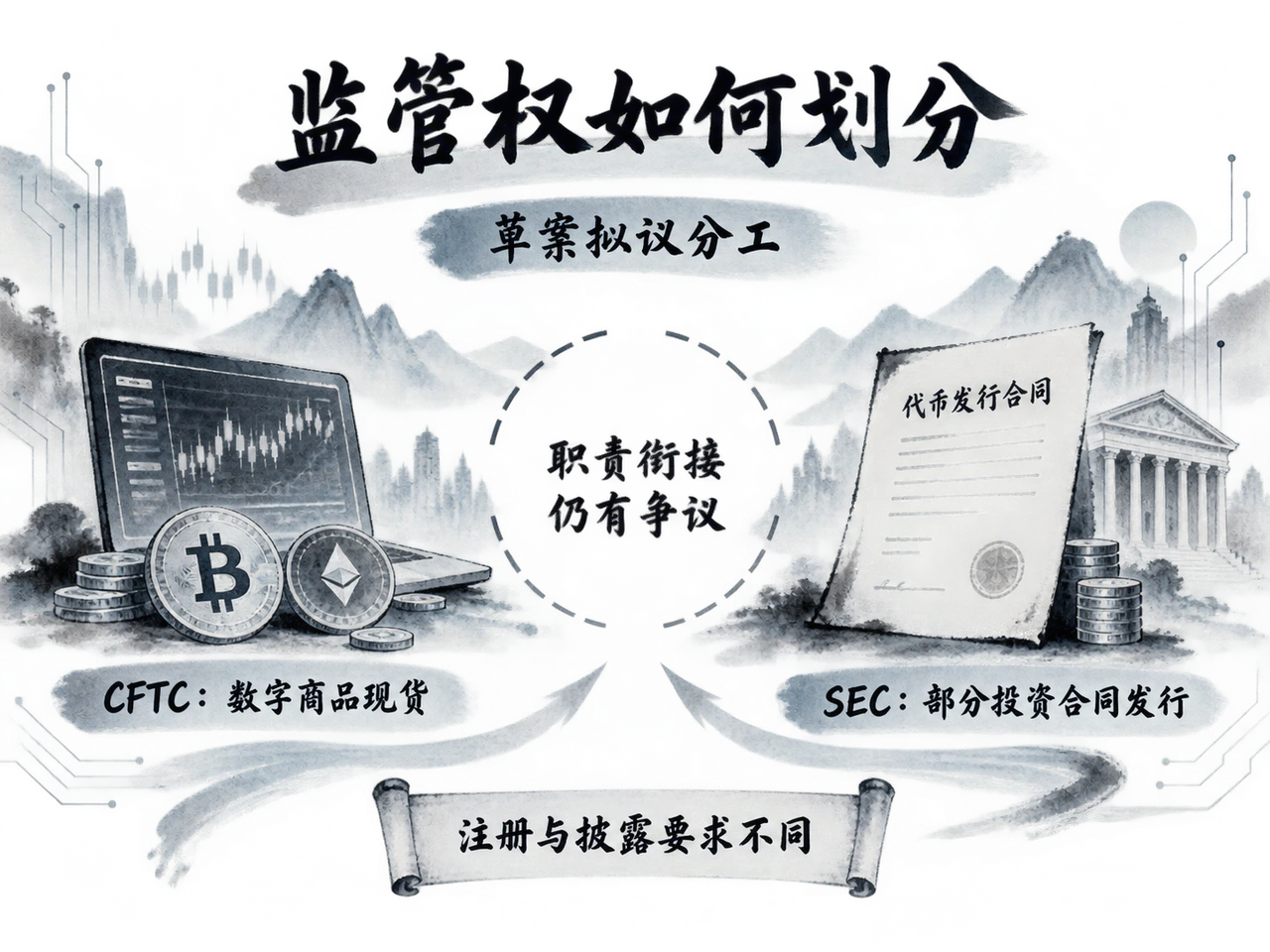 监管权划分：数字商品现货与投资合同发行的监管边界
