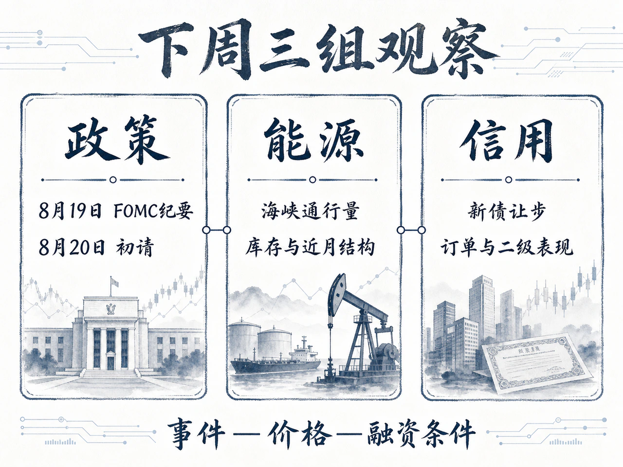 下周政策能源信用观察框架