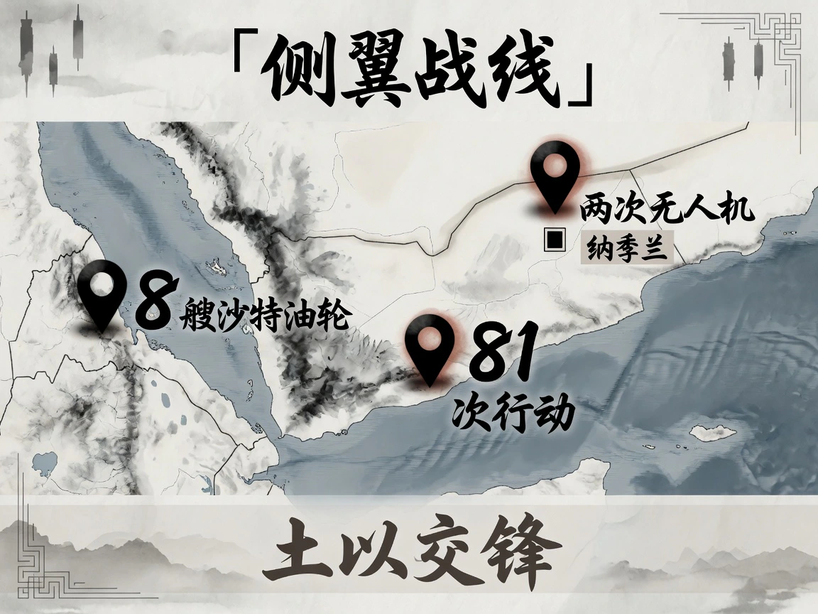 侧翼战线：胡塞两次无人机袭纳季兰，也门政府军称81次行动，胡塞称已打8艘沙特油轮；土以交锋