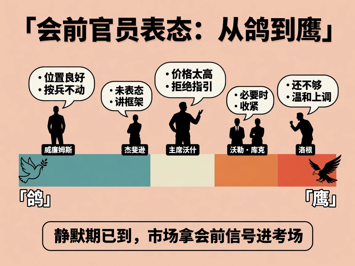会前官员表态:从鸽到鹰的完整光谱