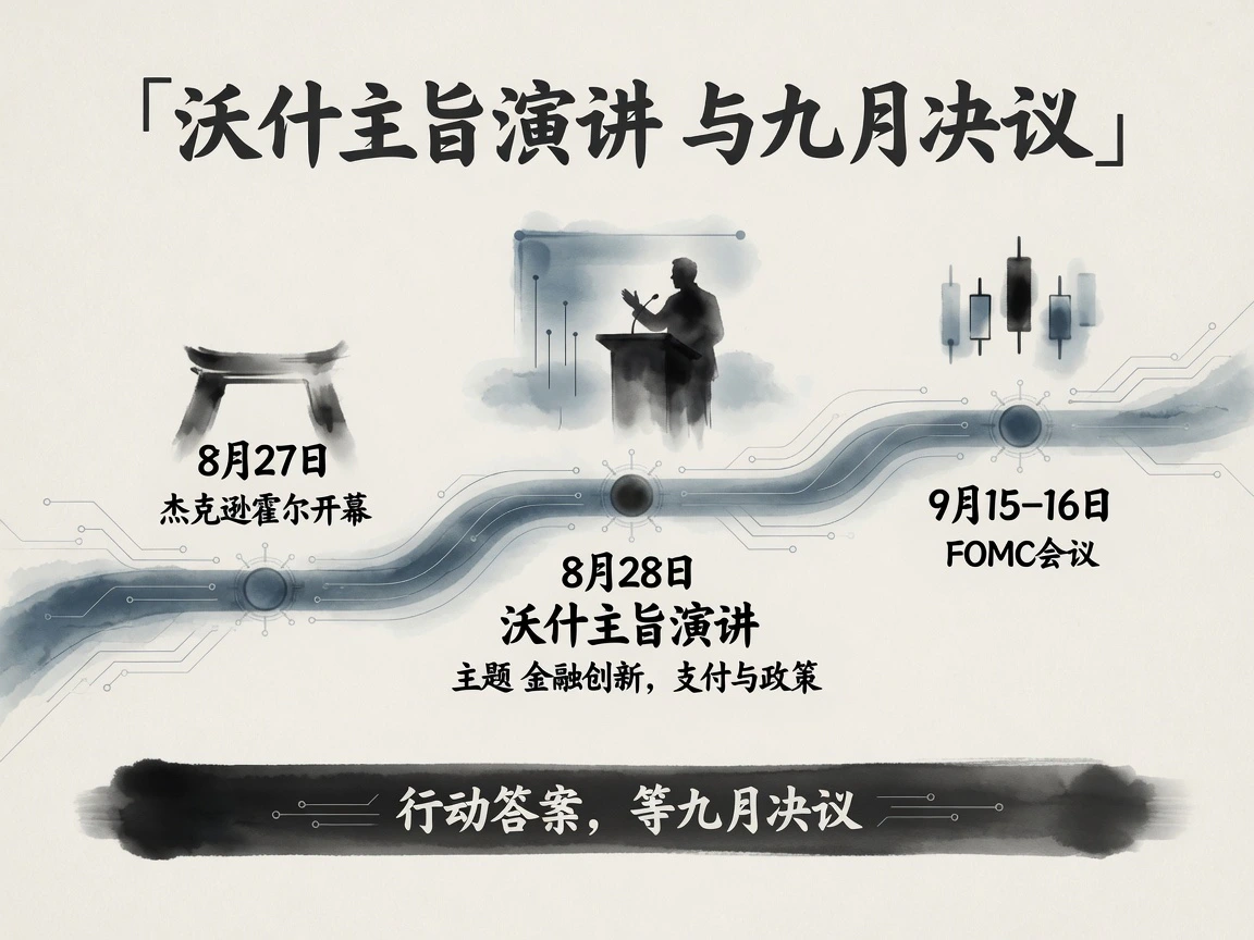 下一步：8月27日开幕，8月28日沃什主旨演讲，9月15-16日FOMC决议