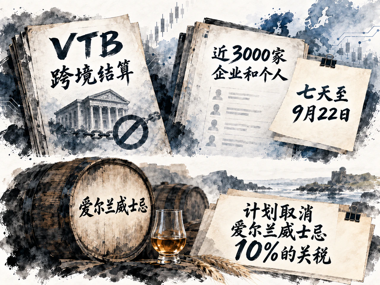 VTB制裁、欧盟名单短期延期与关税意向属于不同政策事项