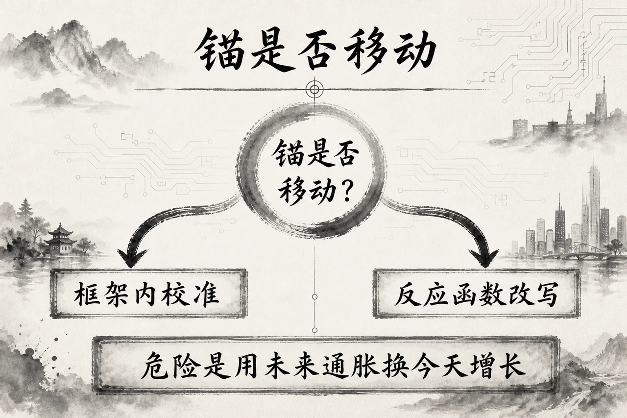 观察锚是否移动