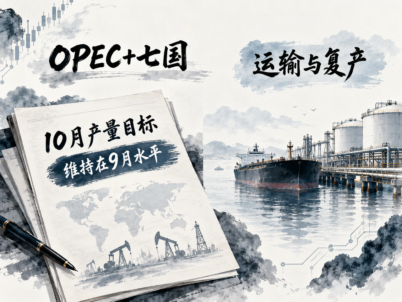 OPEC+产量目标与实际可交付供应需要区分。