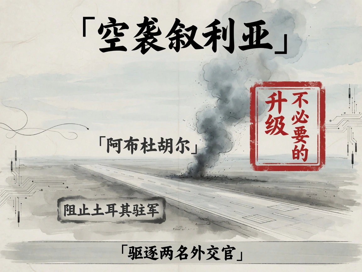 以色列空袭叙利亚阿布杜胡尔基地,华盛顿称不必要的升级;法国将驱逐两名伊朗外交官
