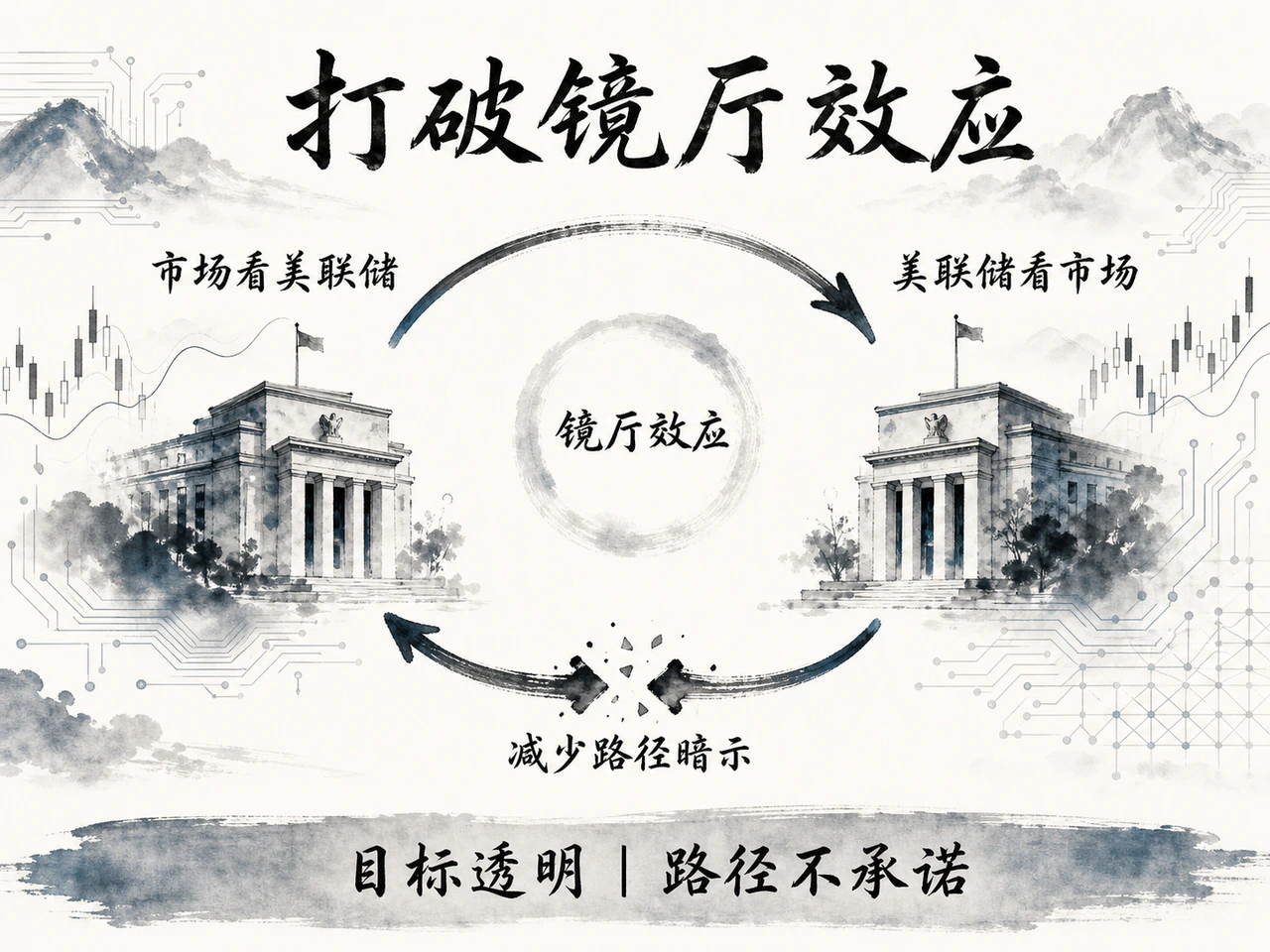 减少路径暗示以打破镜厅效应