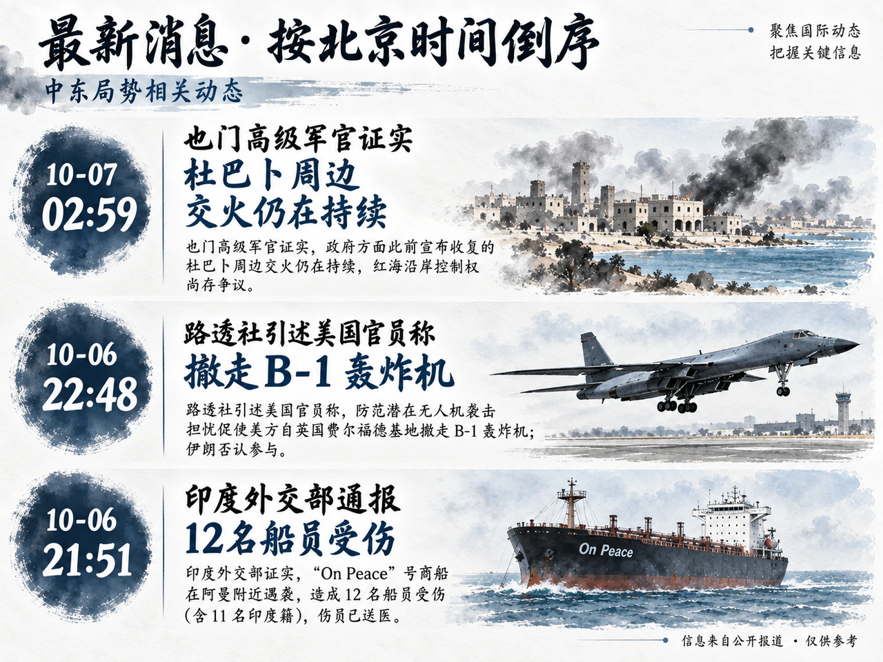 关键消息按北京时间倒序排列